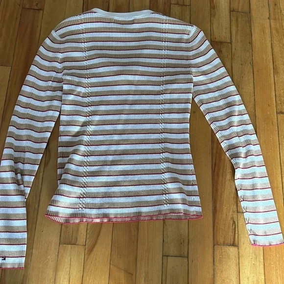 Tommy hilfiger ribbed top with cableknit detail - Picture 5 of 5